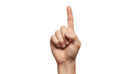 Hand Gestures Index Finger Pointing Up
