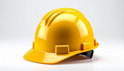 Fototapeta premium Yellow Industrial Safety Hard Hat