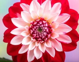 Close-up of a vibrant dahlia