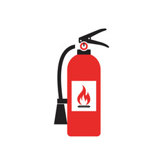 Fire Extinguisher Icon PNG | Safety Equipment Vector | Emergency Firefighting Illustration