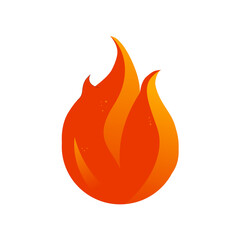Flame , fire- vector illustration