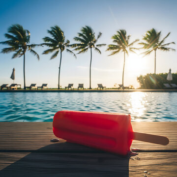 popsicle melting in the sun - picole derretendo no sol