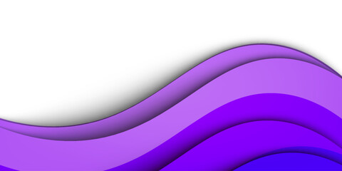 Abstract Purple Wave Gradient Background. Suit for banner, web, brochure, poster and presentation