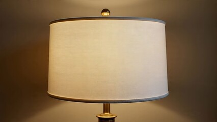 Elegant Teal Lamp with a Gold Interior, Perfect for Home Decor