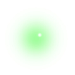 Bright glowing green light effect with soft radial blur and luminous gradient. Abstract neon energy design for digital art, background, and graphic decoration. Futuristic shining element.
