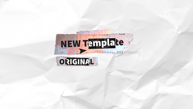 Dynamic Cardboard Title 07