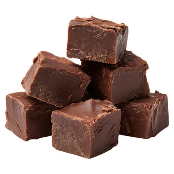 Irresistible homemade chocolate fudge crafted delightfully PNG