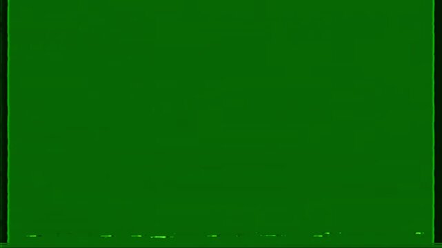 Authentic Video Tape VHS Green Screen Filter Effect Overlay