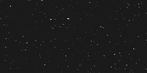 Starry night sky. Glowing stars in space. Galaxy background.