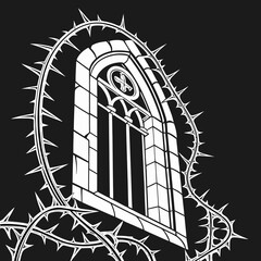 vector illustration of a church