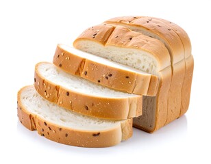 Sliced loaf of bread