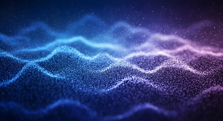 Abstract flowing particles with vibrant colors perfect for tech, data, or futuristic projects