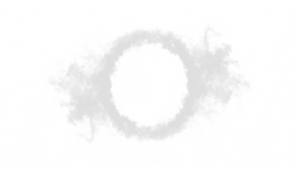 White smoke PNG, smoke overlay, smoke png, transparent smoke, smoke splash ring, circular smoke puff, soft smoke, airy smoke, flowing smoke, playful smoke effect, soft gradient