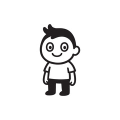 Cartoon illustration of a smiling businessman character