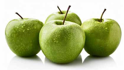 Green Apples Isolated On White