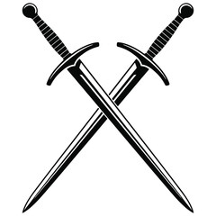 two crossed swords