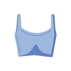 Sports bra, athletic top, activewear. Supportive comfortable gym workout clothing. Female sportswear for fitness.