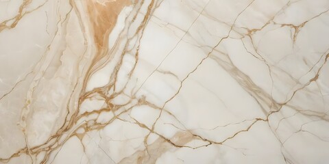 Elegant Light Beige Marble Texture with Golden Veins - Sophisticated Natural Stone Background for Luxurious Design