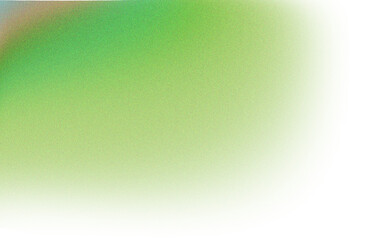 Blurred, vibrant,  green oval shape with gradient