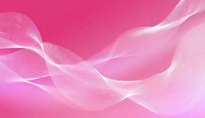 Soft, flowing pink and white abstract design