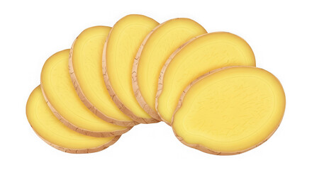 Crispy potato chips stacked in a fan shape ideal for food photography and culinary designs transparent background