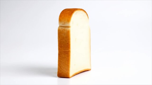 Single slice of bread