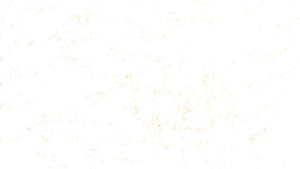 Festive Golden Glitter Glow. Splatter Shimmer Particles on Transparent Background