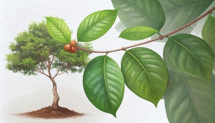 Coffee Plant Illustration/Botanical Art