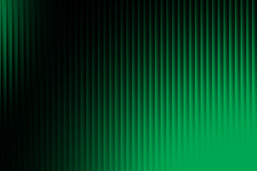 Illustration of abstract vertical green lines with a dark gradient effect, creating a sense of depth and modern design