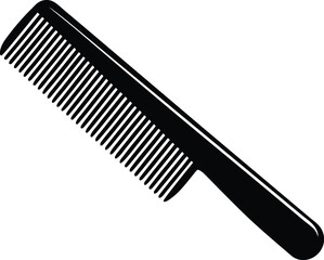 comb silhouette vector illustration
