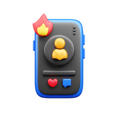 Social Media 3d icon