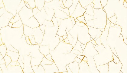 Gold crackle pattern on white background