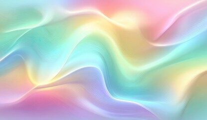 Obraz premium Abstract background of pastel, flowing, wavy lines