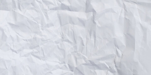 Crumpled White Paper Texture – Realistic Wrinkled Background