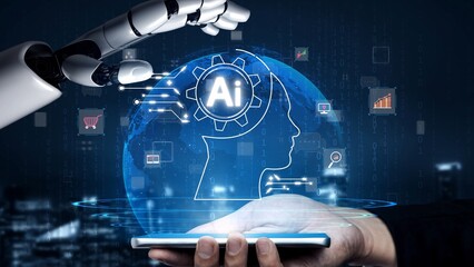 AI Assistant Brain Processor with LLM Technology, Big Data, Machine Learning, Generative AI for Business Support, Future Agentic AI Technology and Artificial Intelligence Prompt Engineering. Muxer