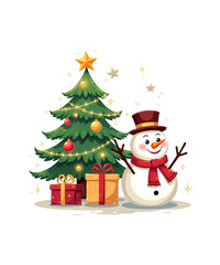 Cute Christmas Clipart Bundle.