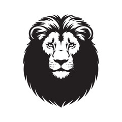 lion sketch art vector silhouette idea design illustraion