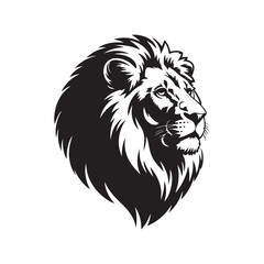 lion sketch art vector silhouette idea design illustraion