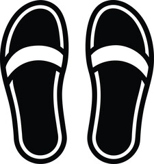 Flip-Flop Silhouette