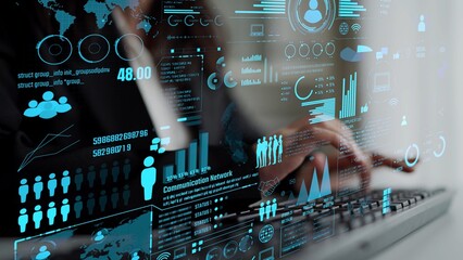 Connection network visualization showing global connection, network communication, digital connection analytic. Connect networks tool support real-time insight and improve connection system. Thunk