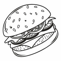 fast food vector illustration
