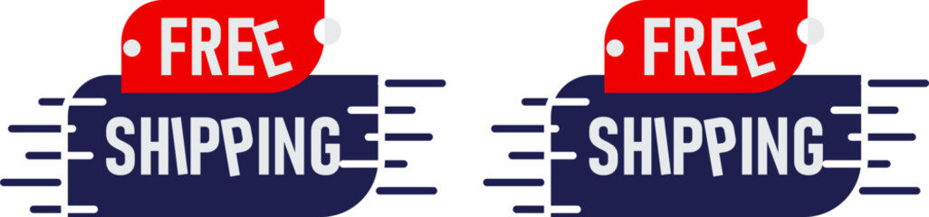  Free Shipping Banner Labels