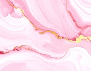 ピンクとゴールドのエレガントな大理石テクスチャ背景Elegant Pink and Gold Marble Texture Background	