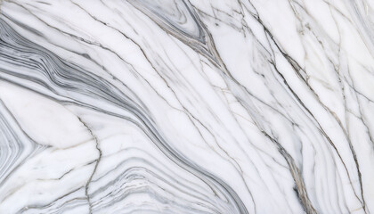 Elegant White Marble With Gray Veins For Background Or Tiles Floor Decorative Design