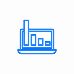 data analytics report icon sign vector