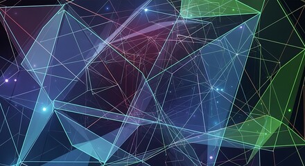 Abstract network connections technology background.