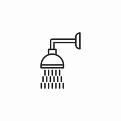 shower head icon sign vector