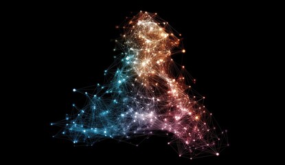 Abstract network graphic