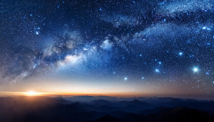 Obraz premium Cosmic Expanse Of Stars