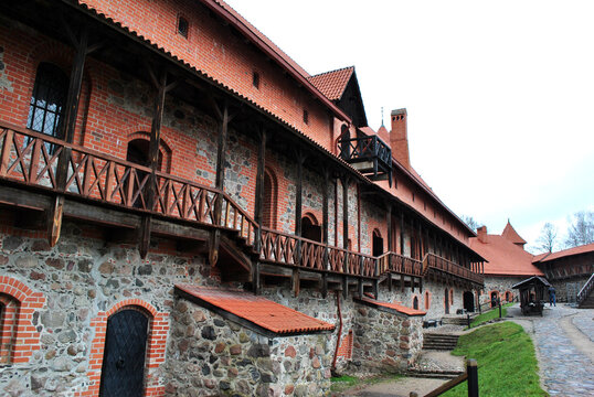 an old castle in lithuania